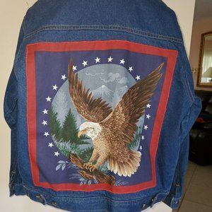 THE ORIGINAL FELIX THE CAT  Denim Jean Jacket American EAGLE